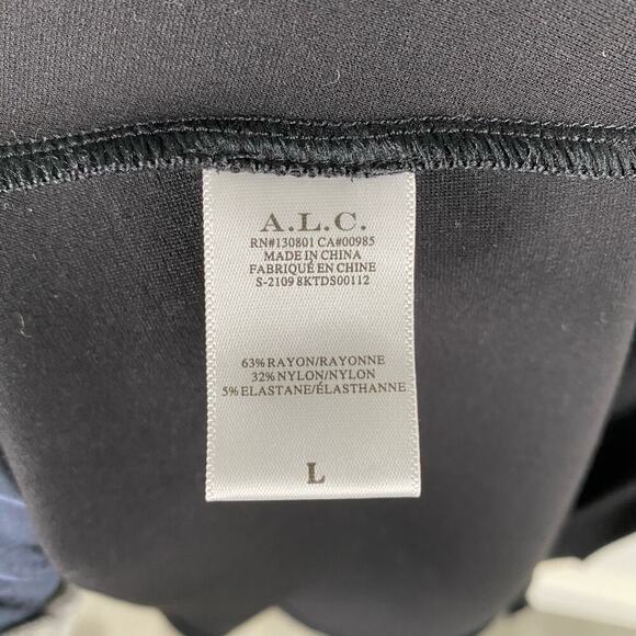 NWT A.L.C Katherine Velvet Midi Dress Size L - Picture 15 of 15